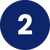 Number icon navy 2